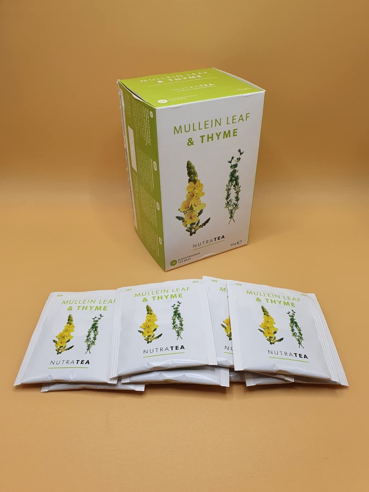 Tisane molène et thym pour poumons et gorge - 20 sachets