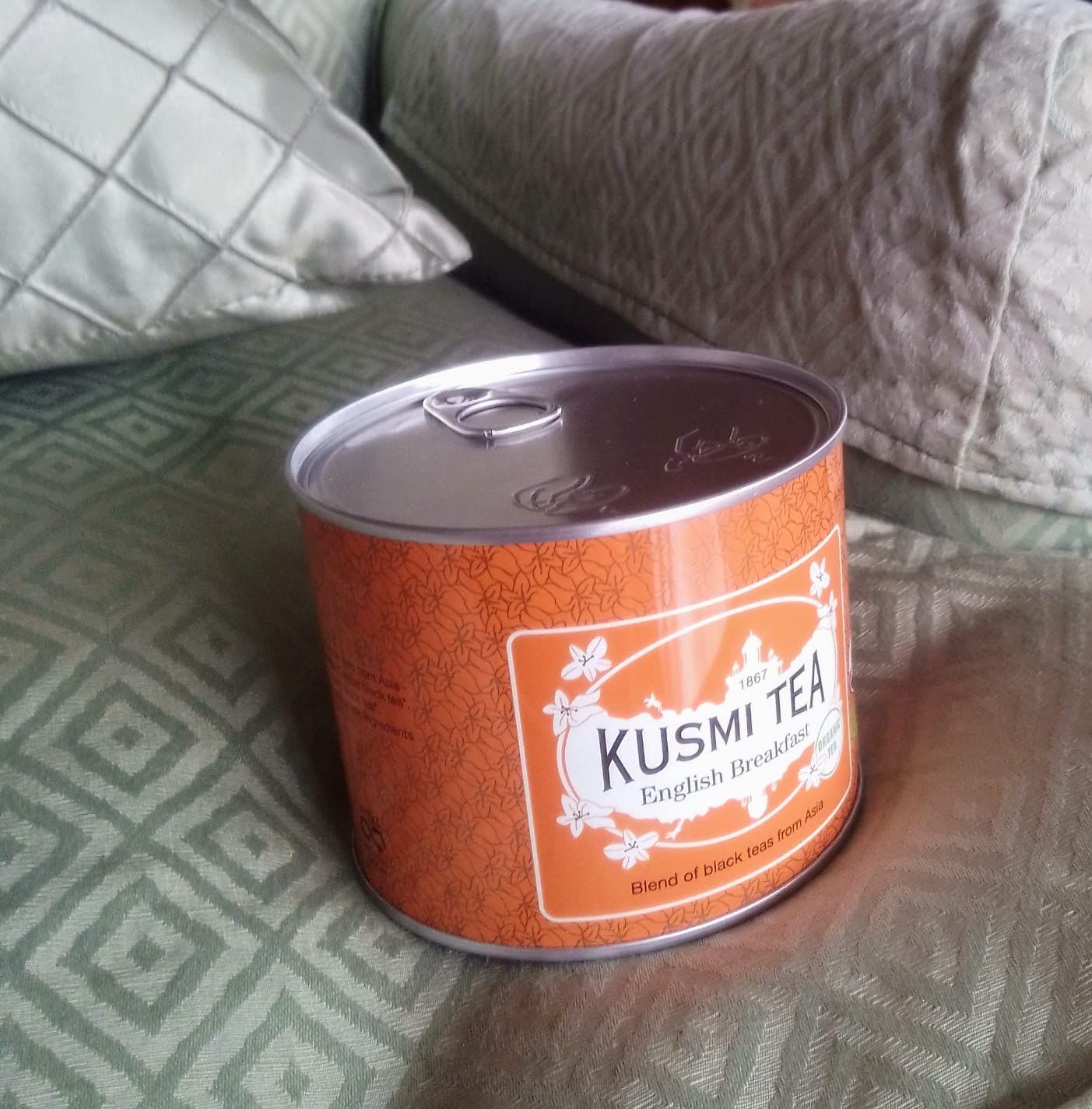 Thé noir bio Earl Grey Kusmi Tea à la bergamote