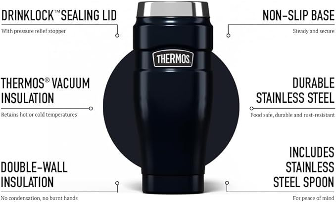 Thermos 123146T King Tumbler Mug Inox Bleu
