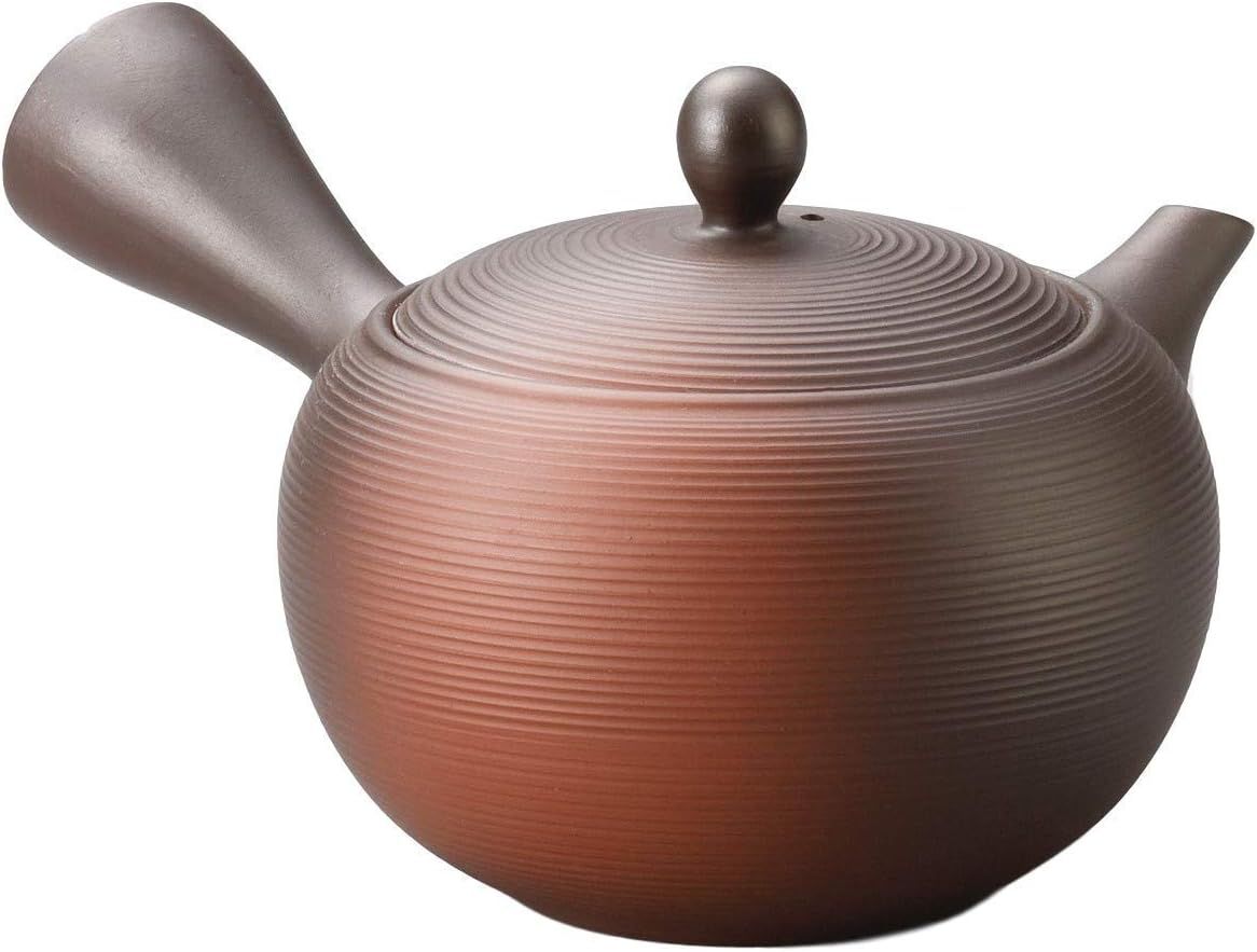 Théière japonaise Kyusu Tokoname Youhen en argile Fusen L161 300 ml