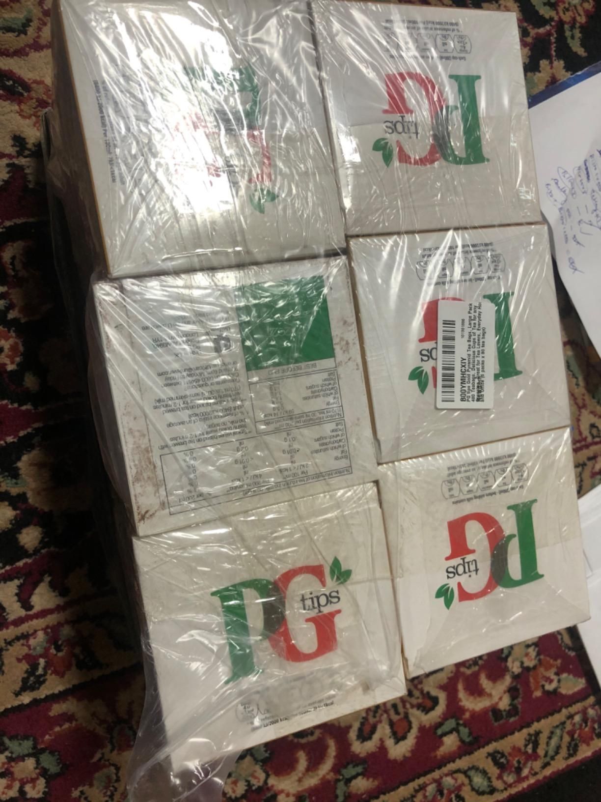 Sachets de thé PG Tips Gold Pyramid - Lot de 6 (480 sachets)