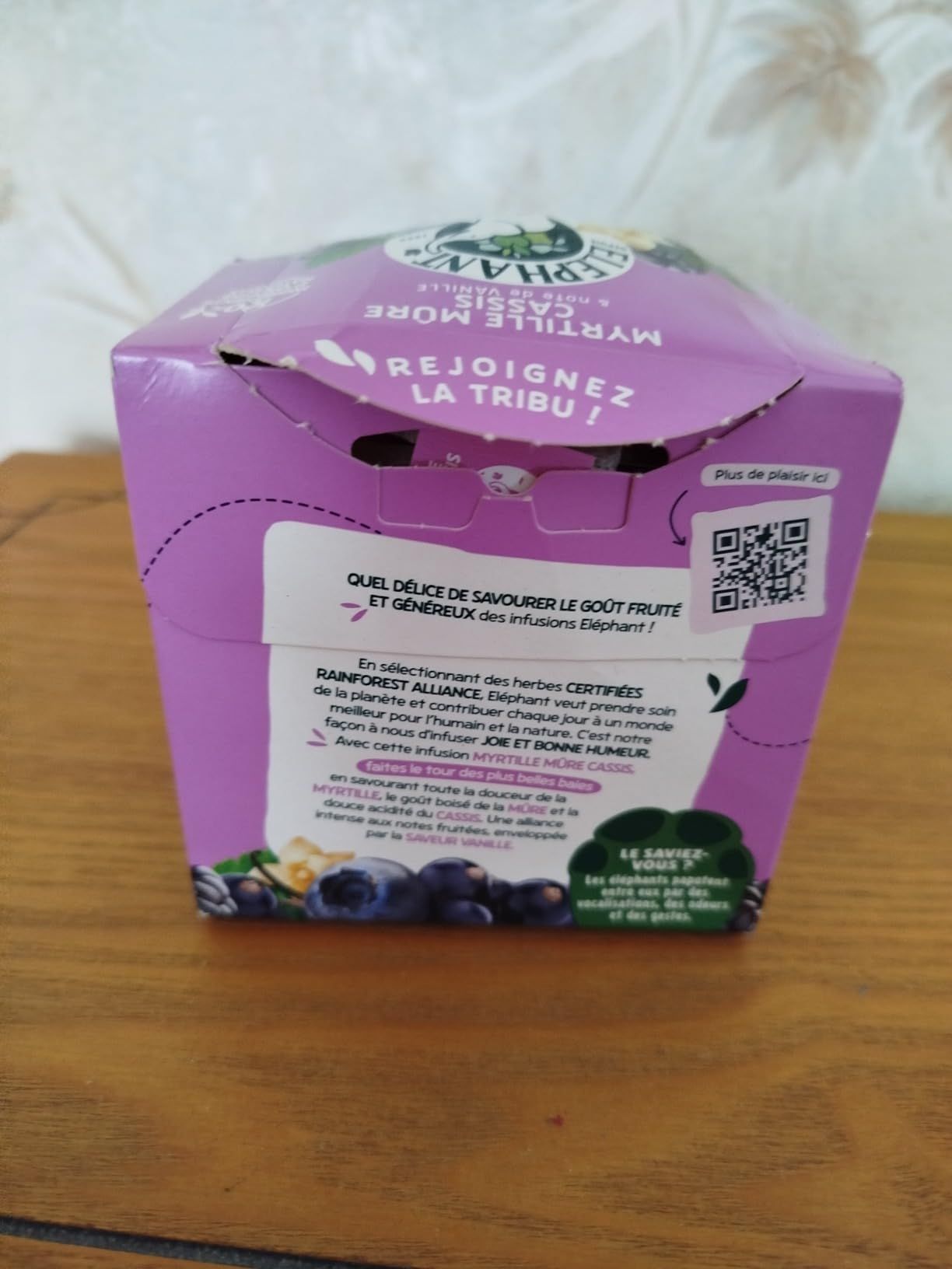 Infusion pyramidale fruits rouges et menthe 100% naturelle