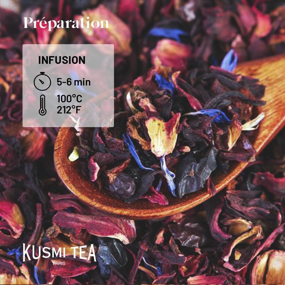Infusion la source des Maoris pomme fraise kiwi - Comptoir Français du Thé