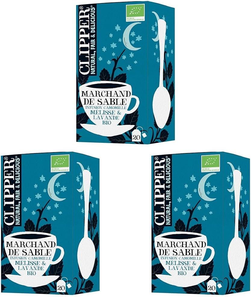 Infusion bio camomille, lavande et mélisse Clipper Tea