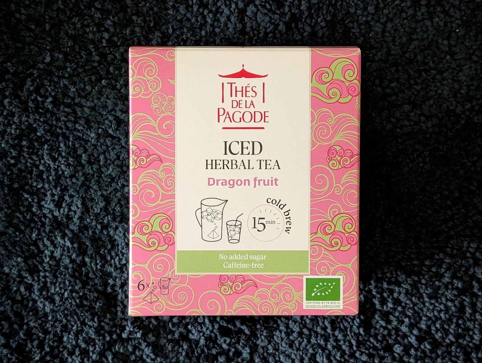 infusion glacée bio pêche sans sucre ajouté thés de la pagode