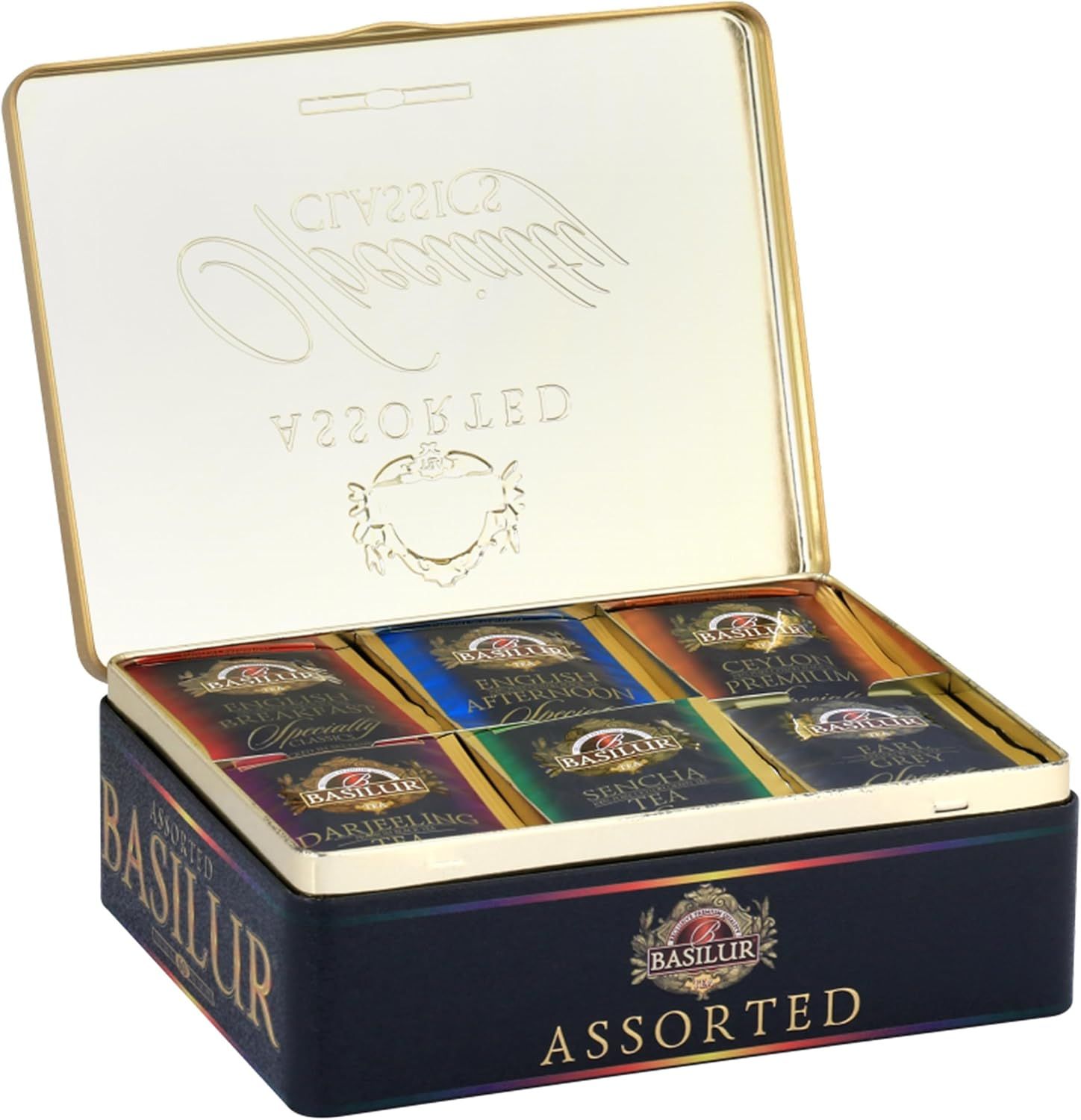 Thé noir Basilur Tea Livre Volume I bleu 100 g