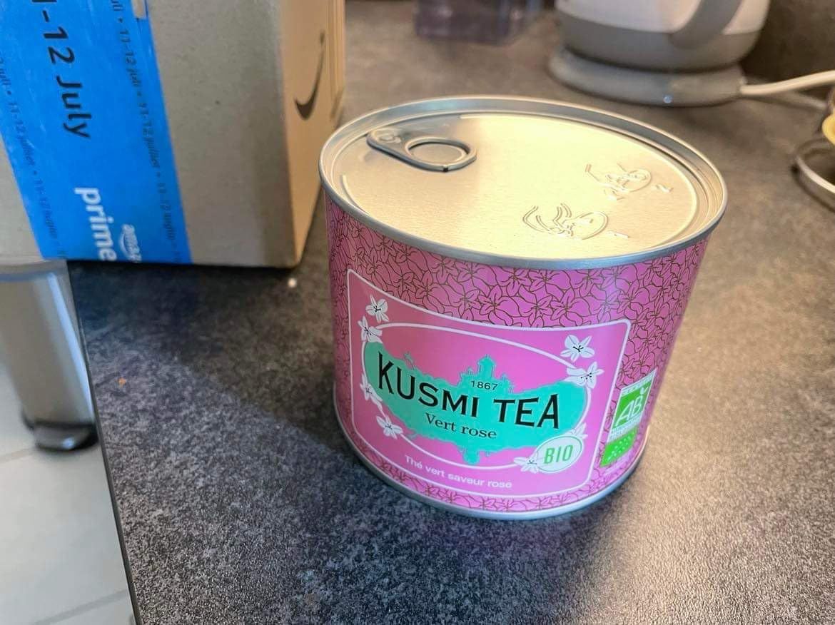 thé vert bio gingembre citron kusmi tea - boîte 100g