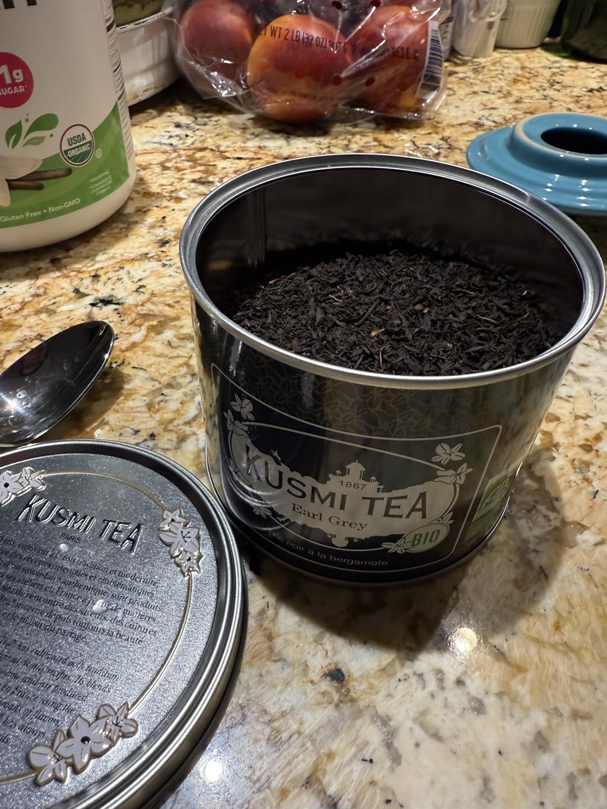 Thé noir bio Earl Grey Kusmi Tea à la bergamote