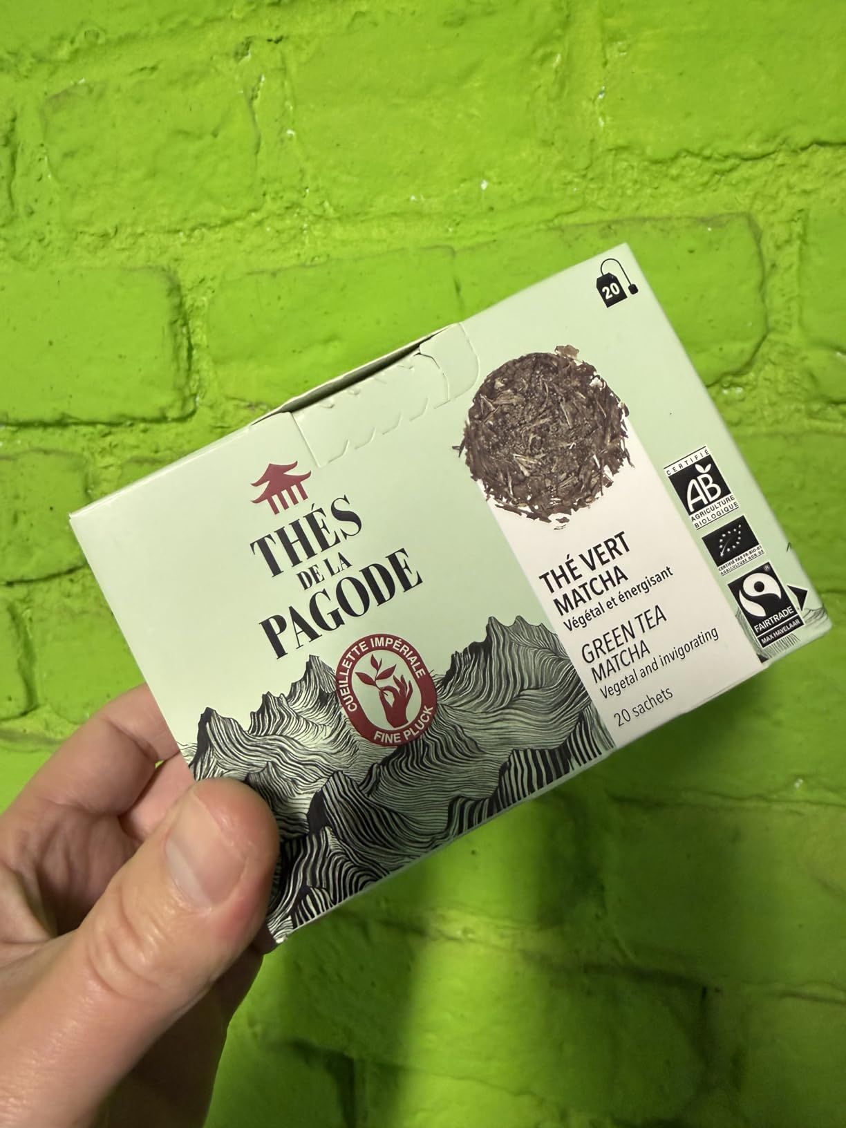Thé vert bio au matcha - Thés de La Pagode