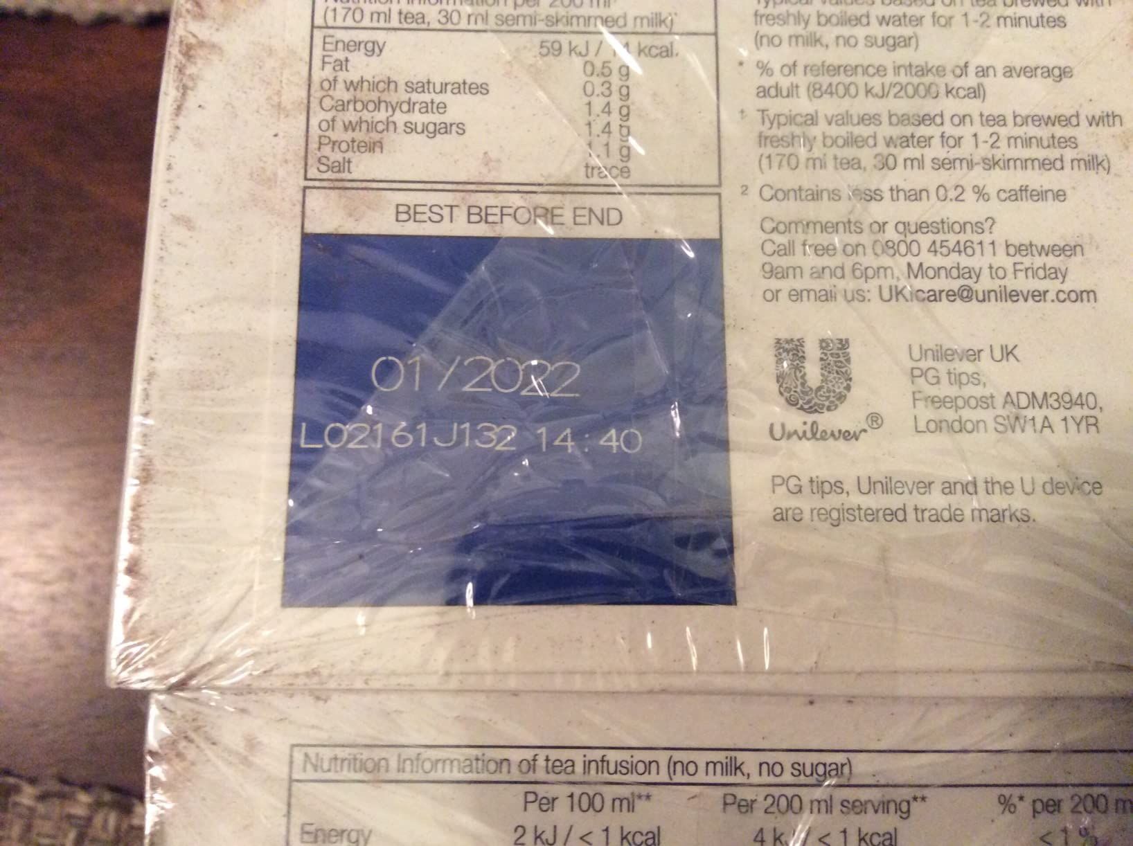 Sachets de thé déthéiné PG Tips Pyramid - Pack de 3