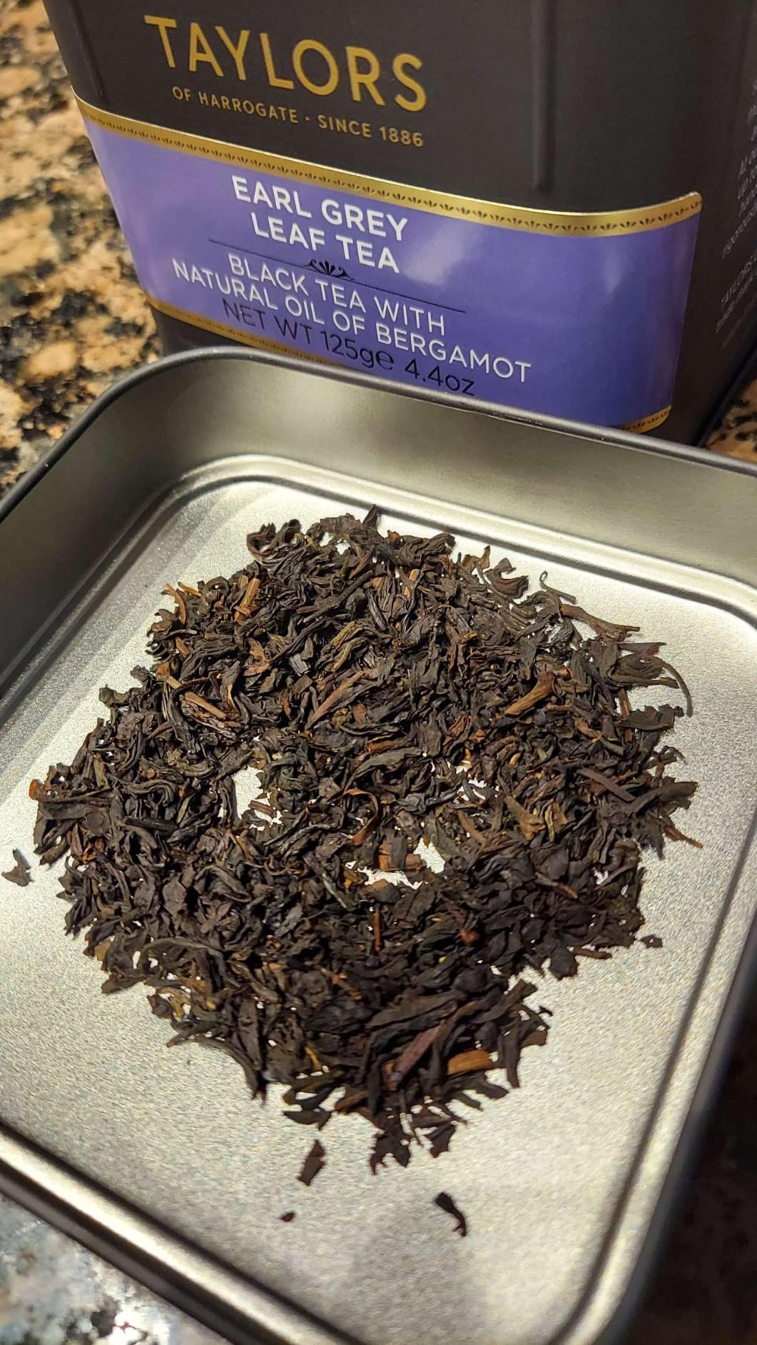 Thé earl grey en vrac Taylors of Harrogate