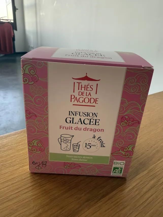 infusion glacée bio pêche sans sucre ajouté thés de la pagode