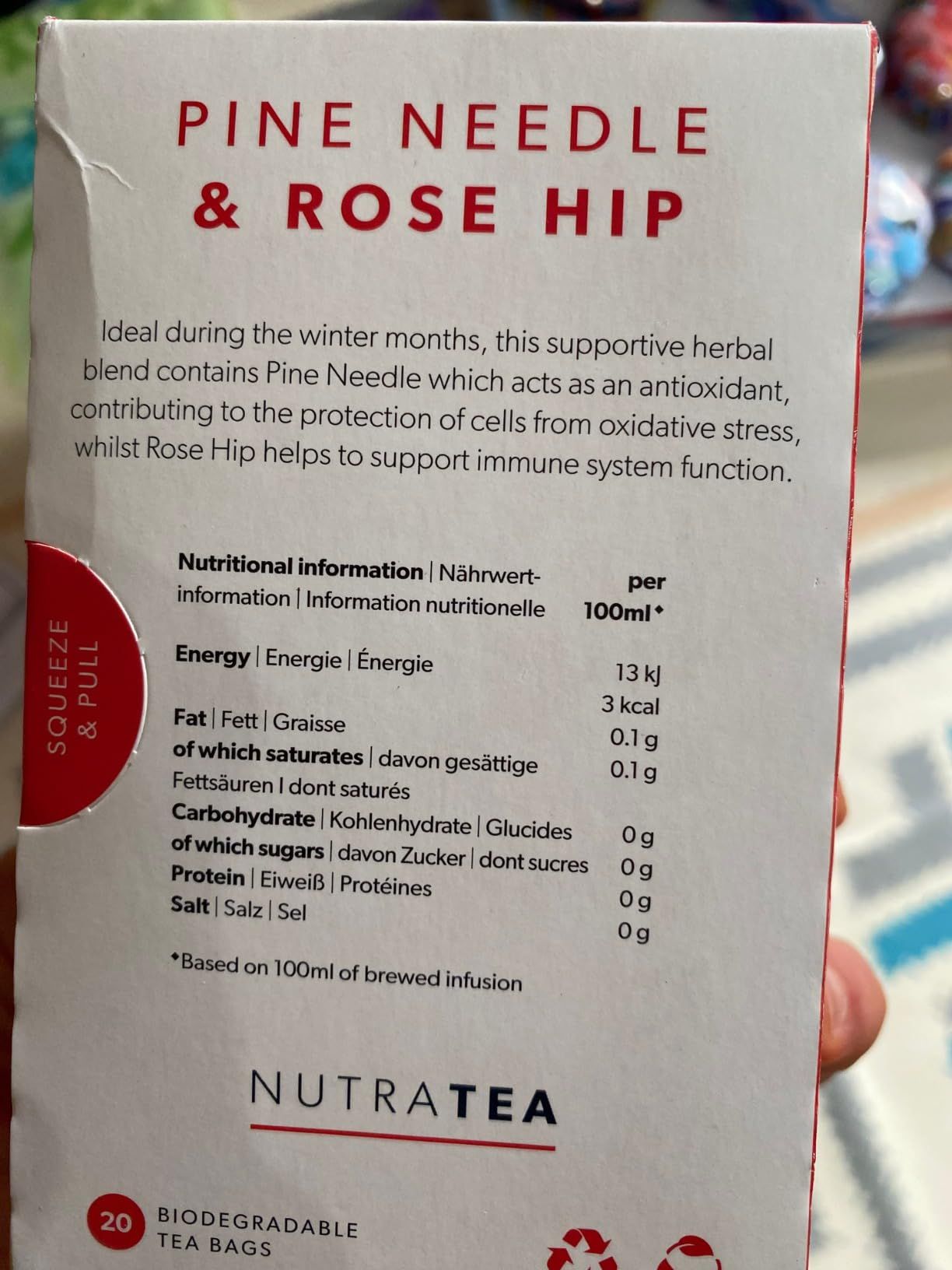 Thé aux aiguilles de pin et églantier - 120 sachets