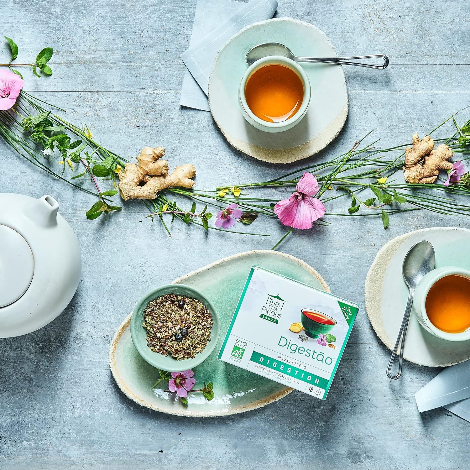 Infusion myrtille véritable Celestial Seasonings - 20 sachets