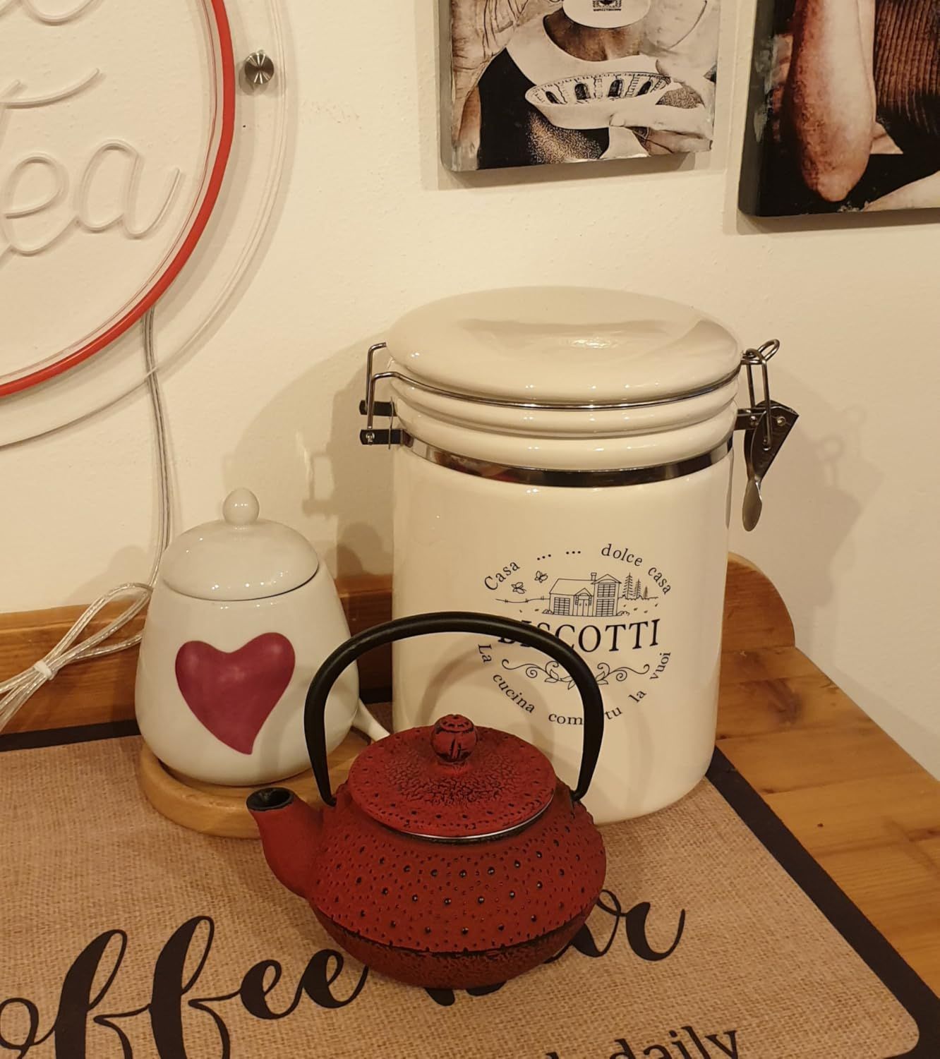 IBILI - Théière en Fonte Hanoï, 0,3 Litre, Intérieur Émaillé, Compatible avec Les Plaques à Induction