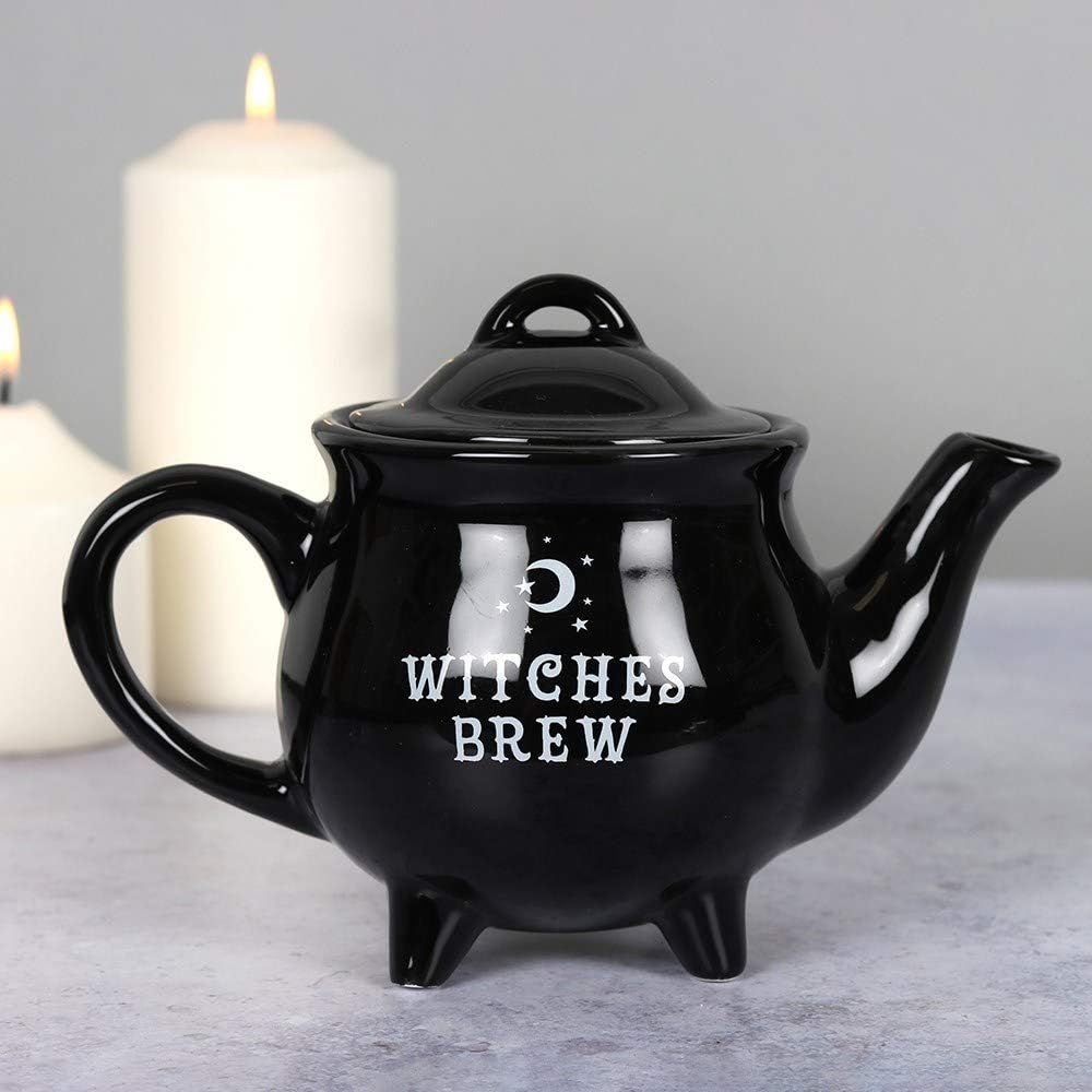 Witches Brew Théière en céramique Noir