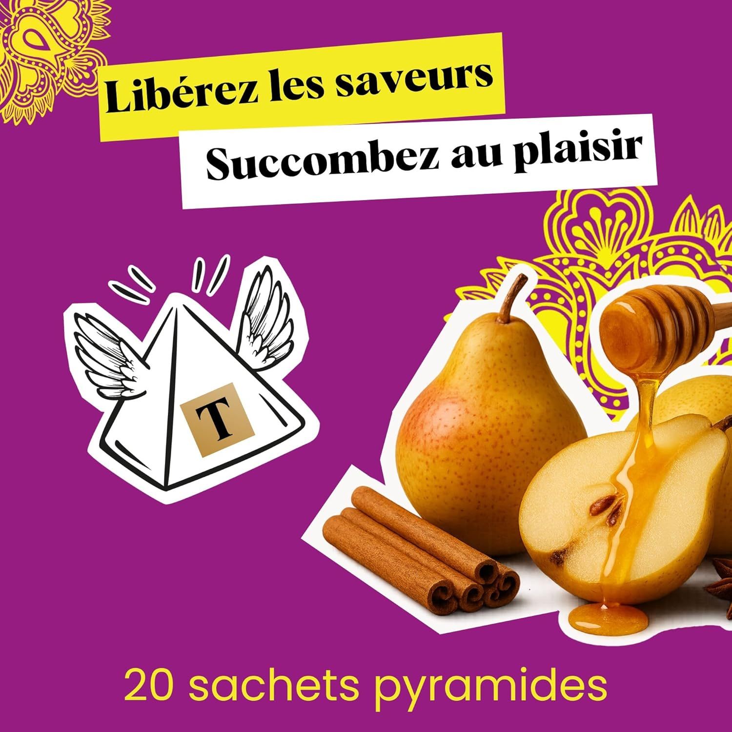 Tisane sans caféine miel vanille camomille - Celestial Seasonings