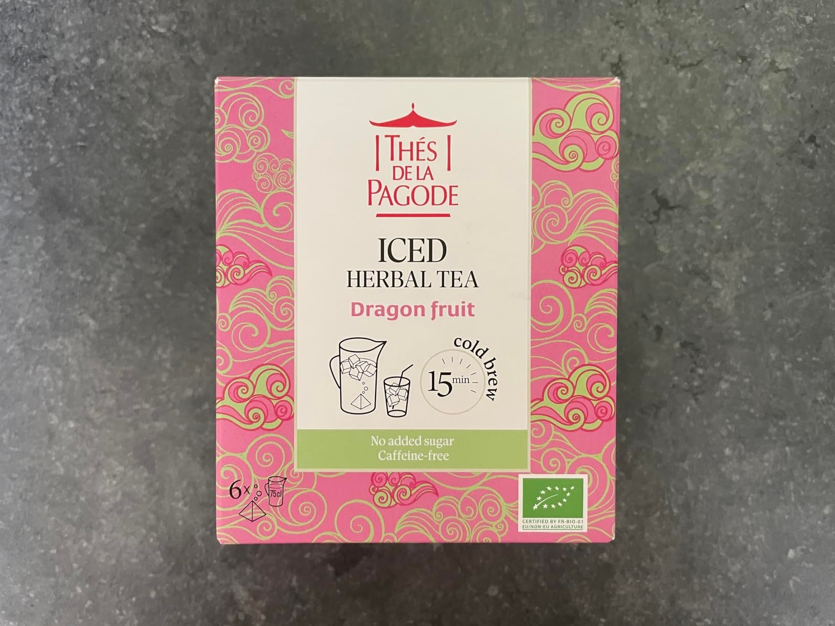 infusion glacée bio pêche sans sucre ajouté thés de la pagode