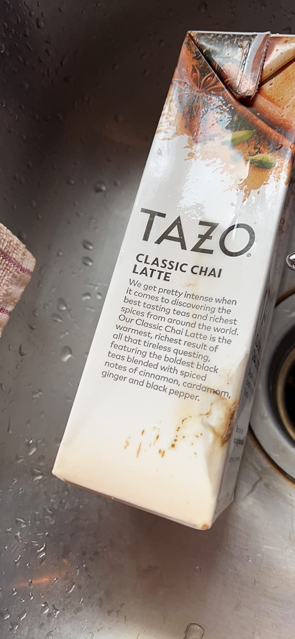 Concentré de thé chai Tazo 32 oz