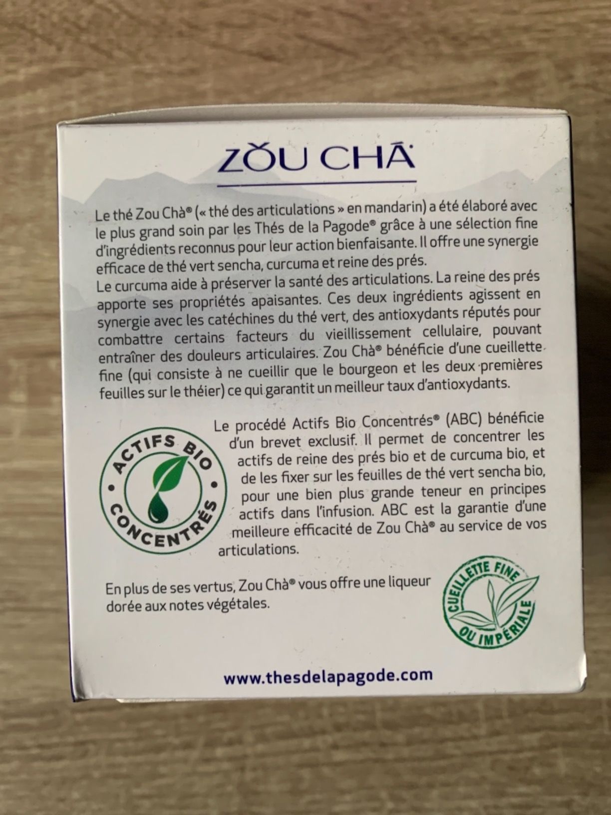 Thé vert bio Zou Chá pour le confort articulaire