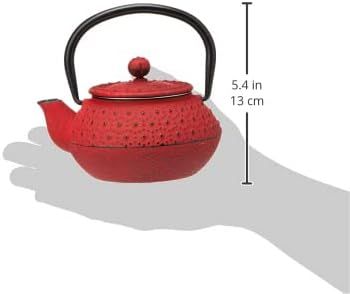 IBILI - Théière en Fonte Hanoï, 0,3 Litre, Intérieur Émaillé, Compatible avec Les Plaques à Induction