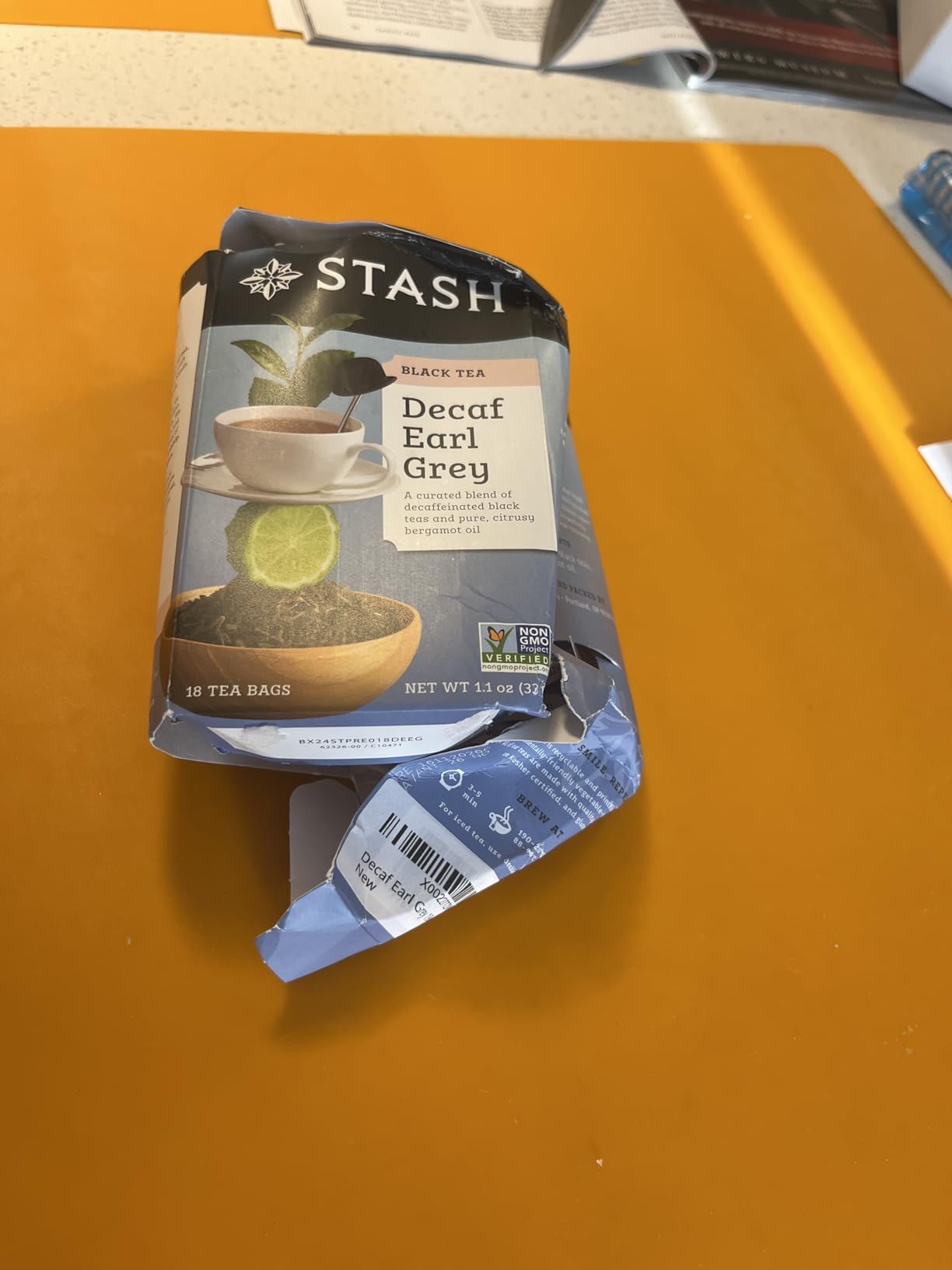 Thé décaféiné comte grey de qualité supérieure - Stash Tea