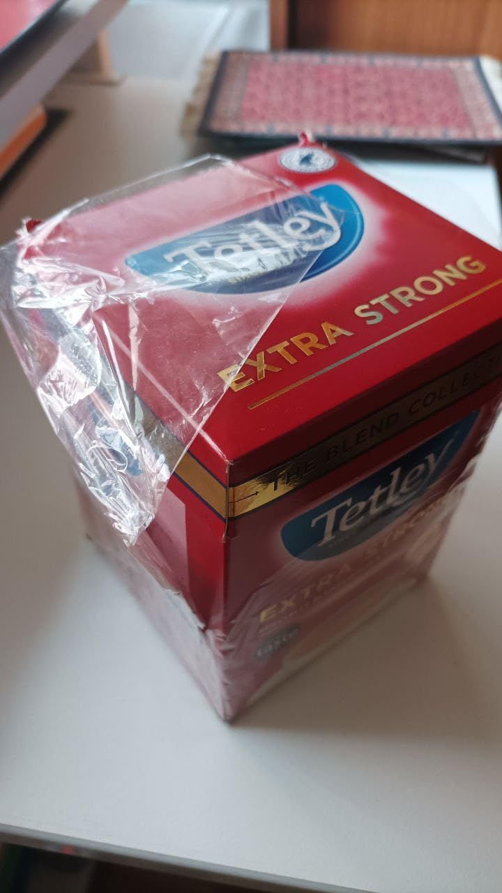 Sachets de thé extra fort Tetley 75 x 250 g
