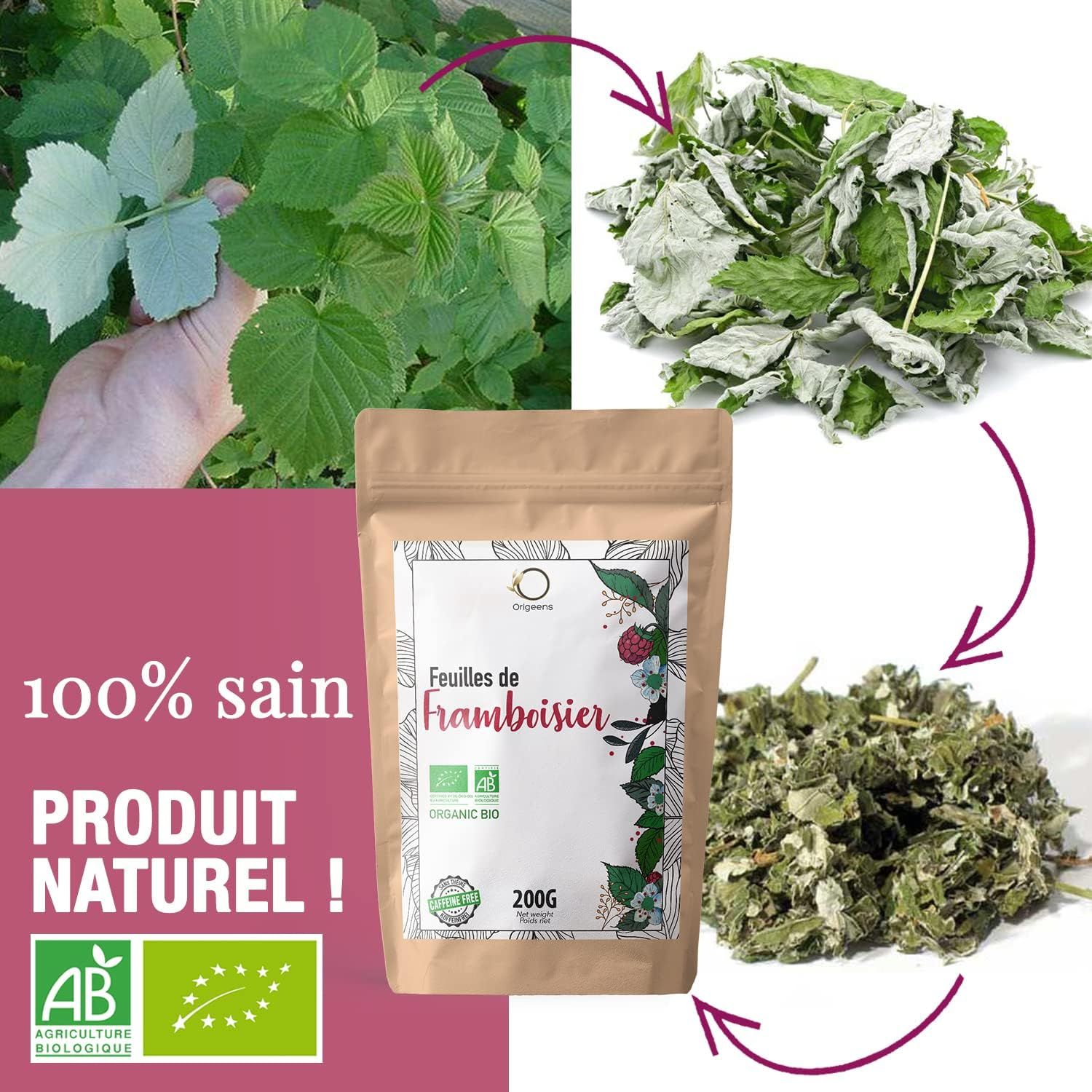 Fleurs d'hibiscus séchées bio pour infusion 250 g