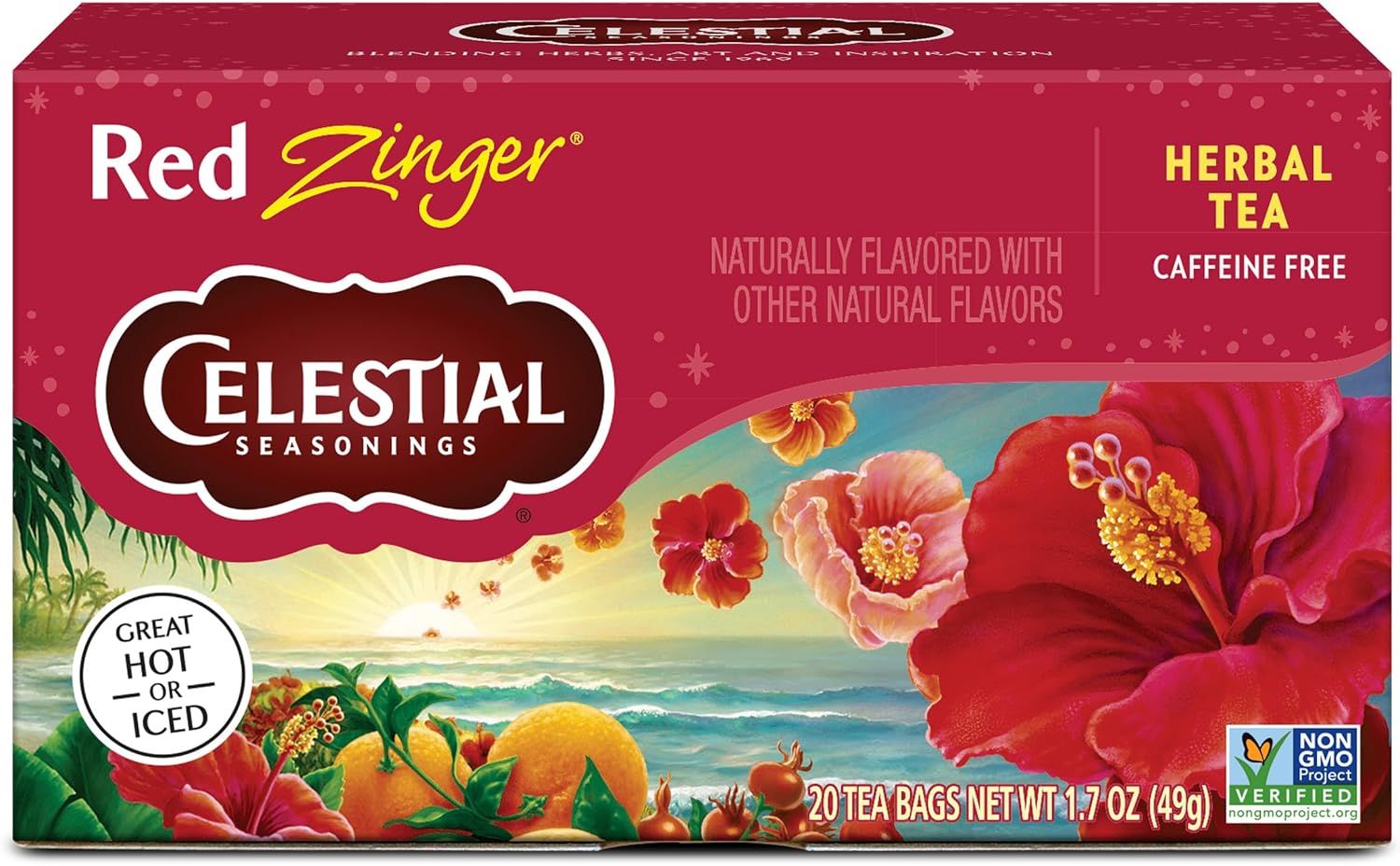 Infusion Red Zinger Celestial Seasonings - 20 sachets