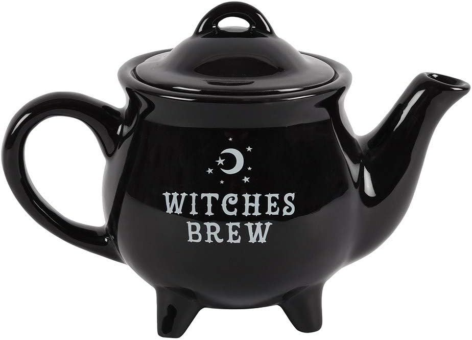 Witches Brew Théière en céramique Noir