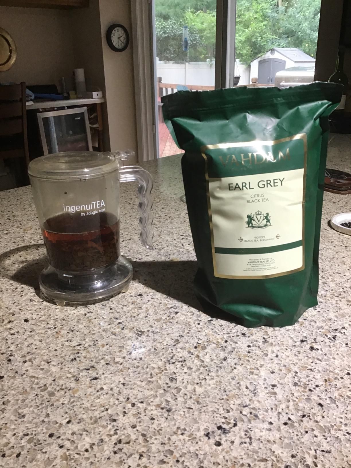 Earl Grey thé noir Vahdam - fraîcheur et qualité