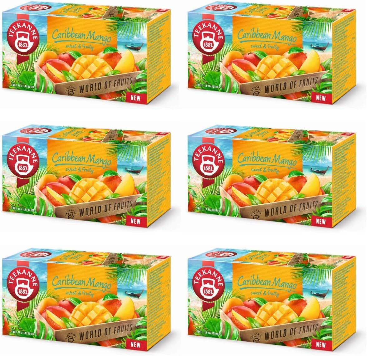 Thé aux fruits mangue Caribbean Mango - Teekanne