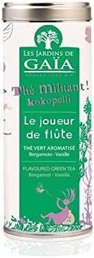 Thé vert aromatisé bergamote le joueur de flûte - jardins de Gaïa