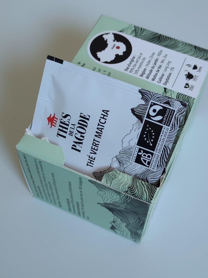 Thé vert bio au matcha - Thés de La Pagode