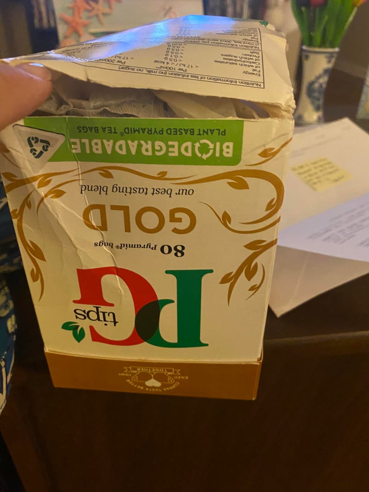 Thé PG Tips Gold mélange supérieur 80 sachets