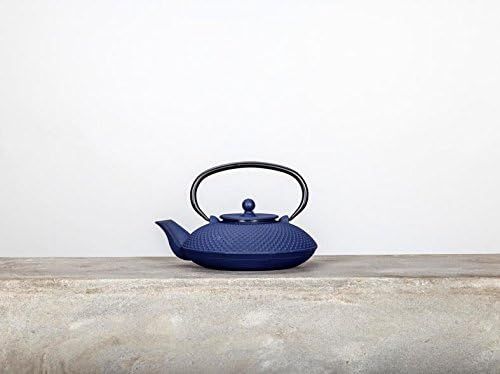 NOVASTYL - Théière en fonte Fuji bleue - 0,8L - Inspiré de l'art japonais - 7321629
