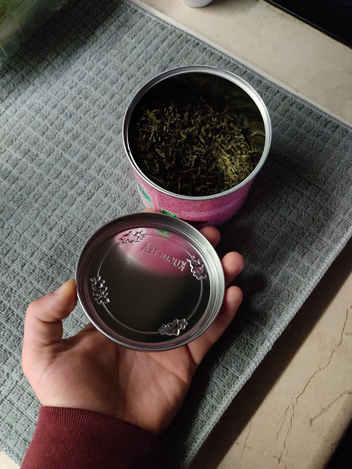 thé vert bio gingembre citron kusmi tea - boîte 100g