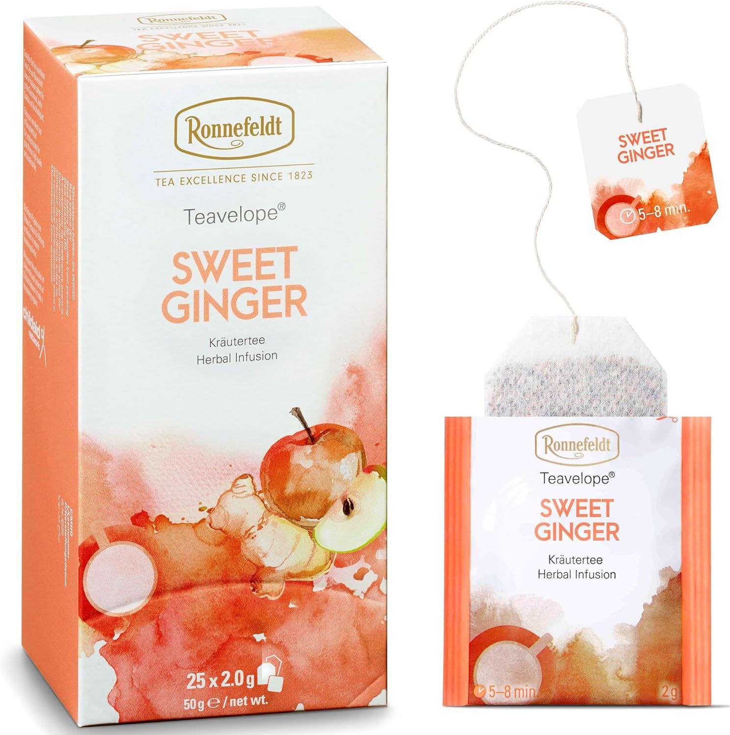 Thé aux fruits et épices Ronnefeldt Sweet Ginger 25 sachets