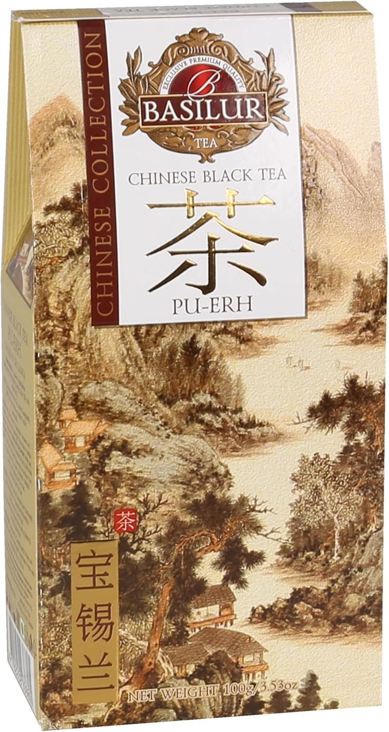 Thé rouge fumé Pu Erh Basilur 100 g