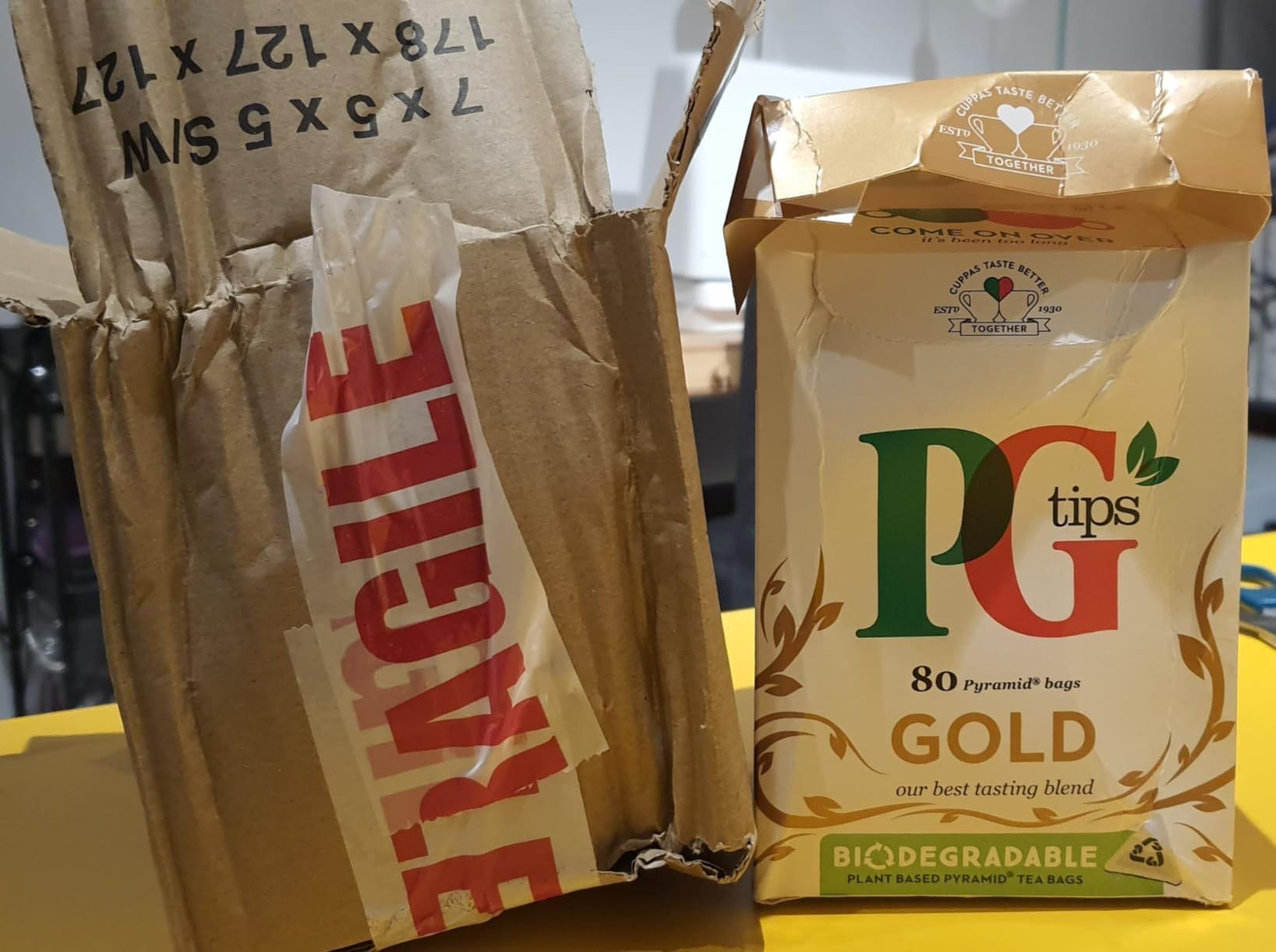 Thé PG Tips Gold mélange supérieur 80 sachets