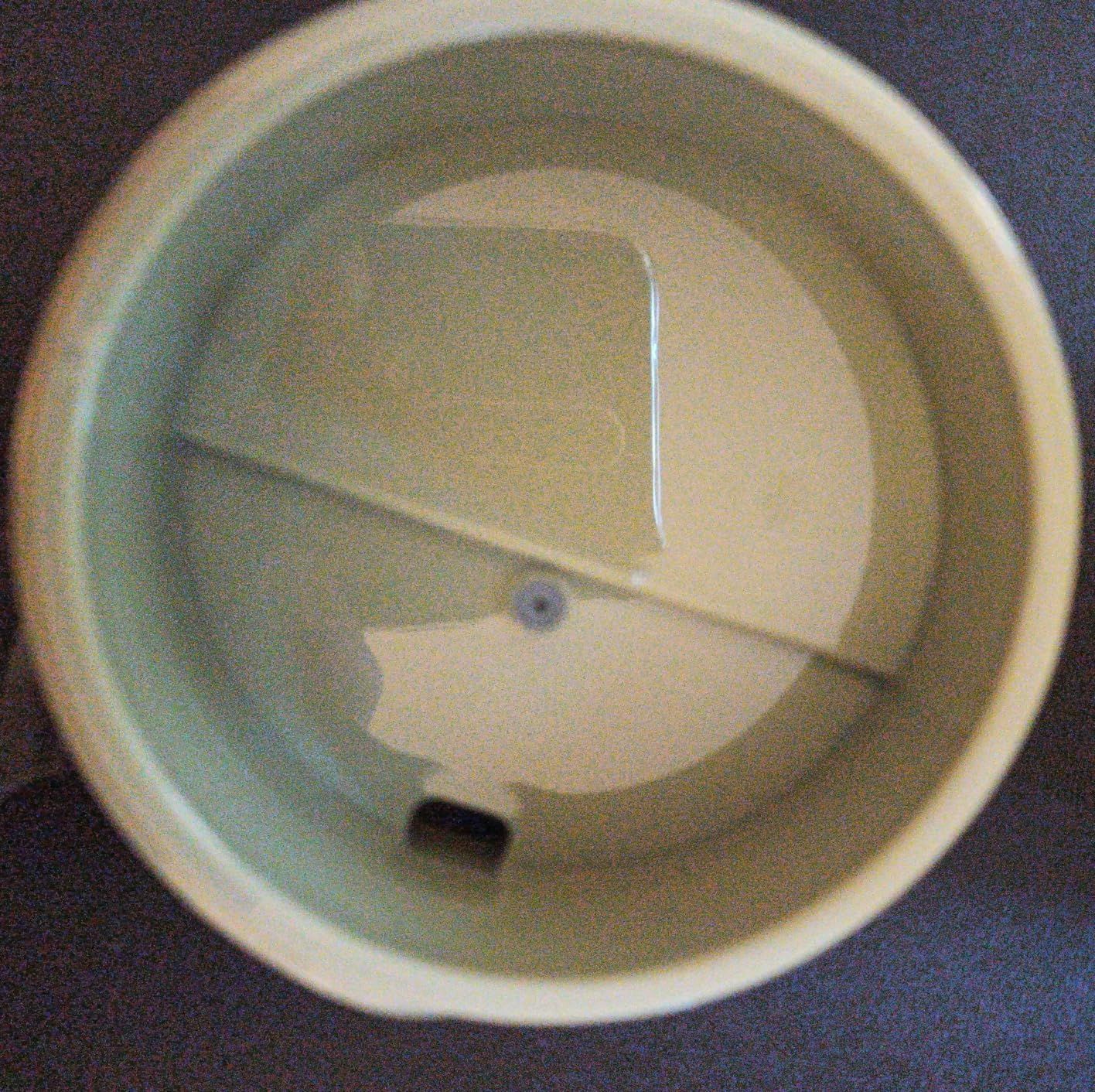 LARS NYSØM Mug Isotherme Cafe to-go avec sangle et couvercle en tritan 500ml | Tasse de voyage 0.5 L avec isolation | Tasse thermique avec design à motif en acier inoxydable (Beige/Leopard/Black)