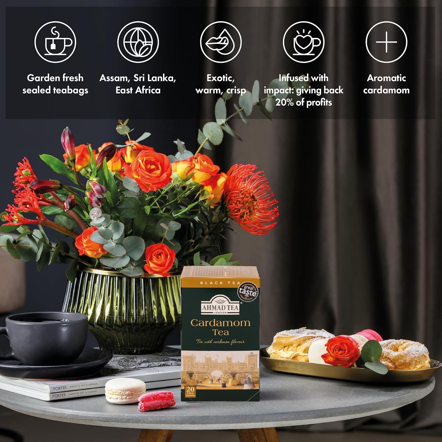 Thé noir bio darjeeling first flush 250g en vrac