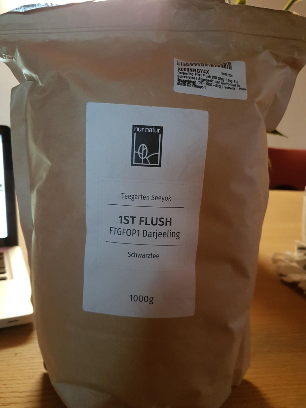 Thé noir bio darjeeling first flush 250g en vrac