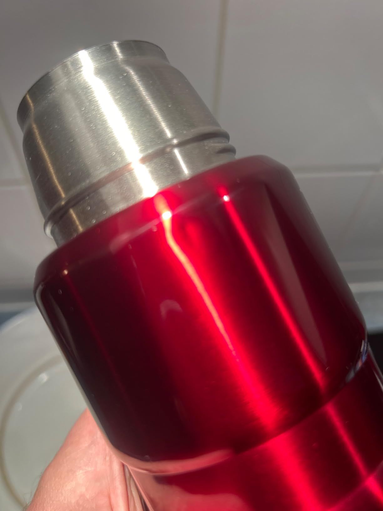 Thermos 125182 King Bouteille Isotherme INOX Framboise 470 ML