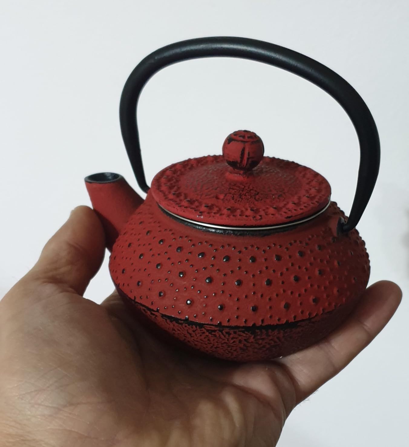 IBILI - Théière en Fonte Hanoï, 0,3 Litre, Intérieur Émaillé, Compatible avec Les Plaques à Induction