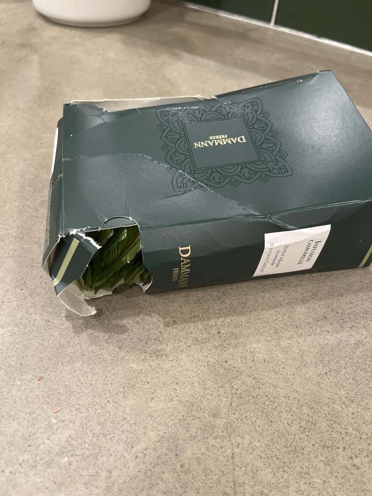 Tisane de camomille Dammann Frères - 21 sachets cristal