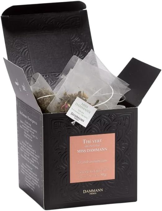 Thé vert miss dammann 25 sachets cristal dammann frères