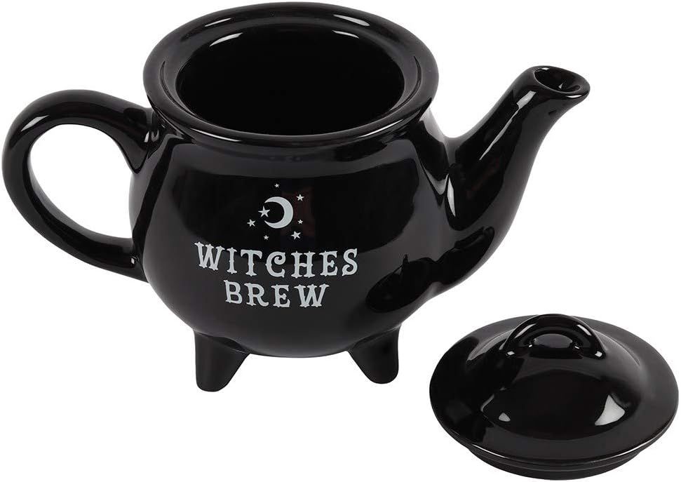 Witches Brew Théière en céramique Noir