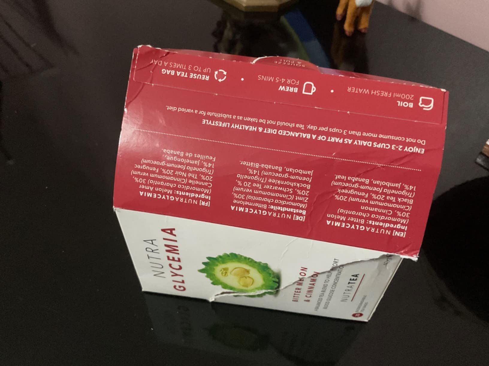 Thé pour la glycémie NutraGlycemia - 20 sachets