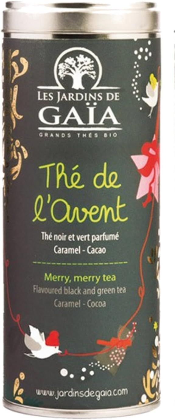 Thé de l'Avent parfumé caramel 100 g - Jardins de Gaïa